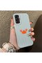 Samsung Galaxy A14 4G/5G Compatible Simple Line Cartoon Little Red Crab Impact Resistant Drawing