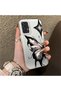 Samsung Galaxy A72 Compatible Cool Ink Pink White Butterfly Star Simple Style Shock Absorbing