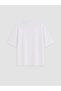 Peak New Season White Crew Neck Combed Cotton Men's T-Shirt - 6