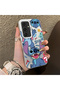 Samsung Galaxy S24 Plus Compatible Colorful Decorated Cartoon Cute Monster Impact Protection Pattern