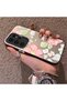 Samsung Galaxy S23 Ultra Compatible Fresh Pink White Flower Ivy Full Surround Elegant Shockproof Printing - 2