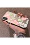 iPhone XS Max Compatible Fresh Pink White Flower Ivy Full Surround Elegant Shockproof Print - 2