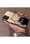 Samsung Galaxy A06 4G/5G Compatible Simple Striped Cute Black Cat Impact Wear-Resistant Art Print - 2