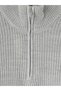 Peak New Season Gray Stand Collar Men's Knitwear Sweater - 5