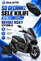 Revolt Rsx7 Compatible Saddle Cover 270D Fabric Waterproof Motorcycle Scooter Seat Protection Cover