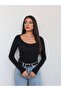 Ribbed U-Neck Blouse - 3