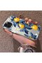iPhone 14 Pro Max Compatible Yellow Lemon Blue Leaf White Small Flower Shock Absorbing Protection - 2