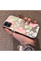 Samsung Galaxy A05 Compatible Fresh Pink White Flower Ivy Full Surround Elegant Shockproof Printing - 2