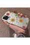 iPhone 13 Pro Compatible Colorful Multicolor Daisy Plants Retro Hand Drawn Flower Print - 2