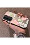 Samsung Galaxy S23 Compatible Fresh Pink White Flower Ivy Full Surround Elegant Shockproof Printing - 2
