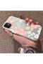 iPhone 12/12 Pro Compatible Fresh Pink White Flower Ivy Full Surrounding Elegant Shockproof Printing - 2