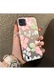 Realme C20/C20A Compatible Fresh Pink White Flower Ivy Full Surround Elegant Shockproof Printing