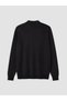 Ozmarka New Season Black Polo Collar Men's Knitwear Sweater - 5