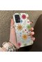 Samsung Galaxy A32 4g Compatible Colorful Multicolor Daisy Plants Retro Hand Drawn Flower Print