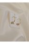 Women's Xuping Stone-Studded Hoop Model Earrings - 4