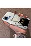 Realme C15/C25/C25S Compatible Simple Striped Cute Black Cat Impact Wear-Resistant Art Print - 2