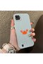 Realme C20/C20A Compatible Simple Line Cartoon Little Red Crab Impact-Resistant Drawing