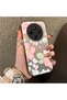 Redmi A4 Compatible Fresh Pink White Flower Ivy Full Surround Elegant Shockproof Printing