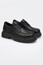 Jy-T14 Vento Lace-Up Leather Men's Casual Sports Classic Shoes Cst - Black