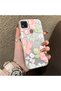 Redmi 9C/10A Compatible Fresh Pink White Flower Ivy Full Surround Elegant Shockproof Printing
