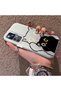 Mi 12T/12T Pro Compatible Simple Striped Cute Black Cat Impact Wear-Resistant Art Print - 2