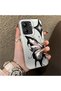 Redmi 13C 4G/5G Compatible Cool Ink Pink White Butterfly Star Simple Style Shock Absorbing