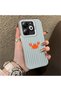 Infinix Smart 8/8 Pro/8 Plus Compatible Simple Line Cartoon Little Red Crab Illustration with Impact Protection