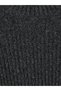Peak New Season Black Ribbed Crew Neck Men's Knit Sweater - 6