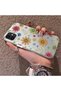 iPhone 11 Compatible Colorful Multicolor Daisy Plants Retro Hand Drawn Flower Print - 2