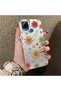 Realme C15/C25/C25S Compatible Colorful Multicolor Daisy Plants Retro Hand Drawn Flower Print