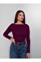 Kayık Yaka Slim Fit Blouse - 4