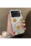 iPhone 17 Pro Compatible Colorful Multicolor Daisy Plants Retro Hand Drawn Flower Print