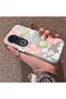 Vivo V50 Compatible Fresh Pink White Flower Ivy Full Surround Elegant Shockproof Printing - 2