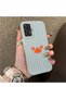 Samsung Galaxy A52/A52S Compatible Simple Line Cartoon Little Red Crab Impact Resistant Drawing