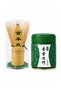 Bamboo Matcha Whisk with Matcha Powder 35g – Japanese-Style Green Tea Powder Set