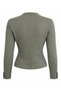 Napolyon Model Gold Buttoned Knitwear Blouse - 2