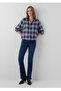Checkered Regular Fit 100% Viscose Women's Shirt. - 2