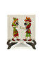 Karagöz and Hacivat Printed Wooden Tabletop - 2