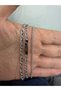 Dm-Sb-008-Ss234 Set of 3 Steel Bracelets - 7