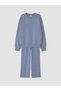 Crew Neck Girls' Tracksuit Set - 3