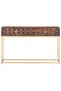 Console table 122x36x75 cm, solid mango wood - 3