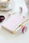2027 Year Elasticated Daily Pocket Planner 12 Months Pink - 2