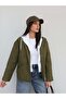Quilted Patterned Hooded Parachute Jacket - 4