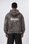 Men's Revere Embroidered Washed Oversize Hoodie Brown