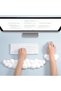 مجموعة مسند معصم للوحة المفاتيح - تصميم لطيف على شكل cloud لدعم المعصم، مناسب للفأرة ولوحة المفاتيح وكمبيوتر المكتب، وسادة مريحة للكوع. - 2