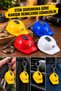 Lighted Hard Hat Design Keychain with Bottle Opener Led Lighted Mini Keychain - 5