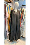 Women's Natural Linen Sleeveless Dress & Silk Blend Tassel Detailed Long Kimono Jacket Set - 6