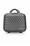 Women's Anthracite Abs Makeup and Hostess Type Unbreakable Handbag Suitcase - 2