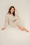 Women's Mink Uzunkol Shirt Pajama Set, 50% Cotton 50% Modal Fabric - 2