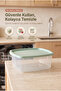 6-Piece Storage Container Set, Plastic Food Container with Nesting Lids, 6 Different Sizes, Transparent Plastic, Bpa-Free - 7